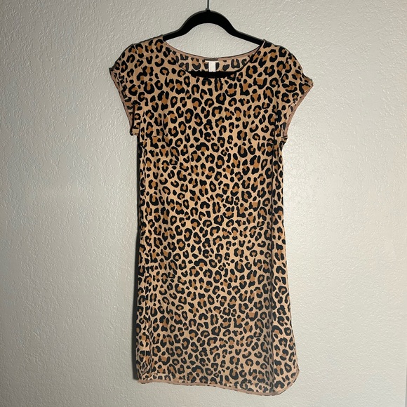 Merona Dresses & Skirts - Merona Brown Sheath Mini Dress Cap Sleeve